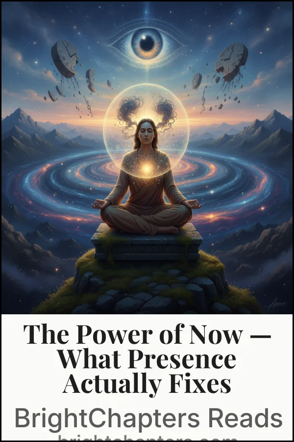 The Power of Now — What Presence Actually Fixes